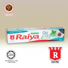 Raiya Go Fresher Natural Mint  Toothpaste  160gm (Preservative Free with Probiotic)